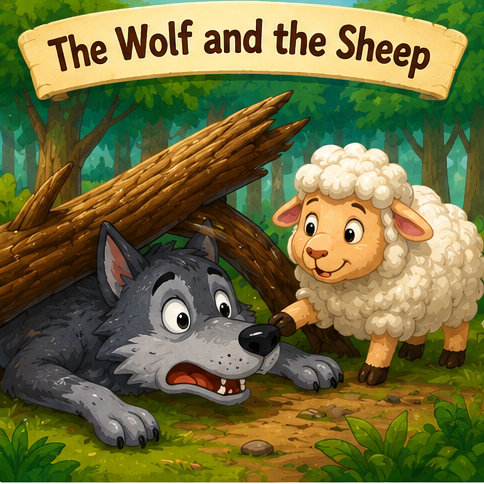 The Wolf And The Sheep / Serigala dan Biri-Biri